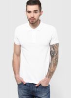 Fame Forever By Lifestyle White Polo T-Shirt