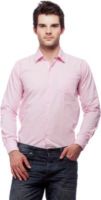 Fedrigo Men's Solid Casual Pink Shirt