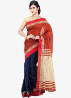 Guava Blue Embellished Saree