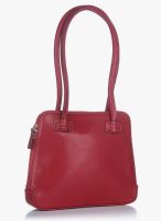 Hidesign Estelle Small Red Leather Handbag