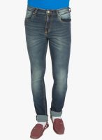 High Star Washed Blue Slim Fit Jeans