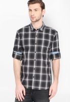 Highlander Check Black Casual Shirt