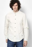 Jack & Jones Off White Casual Shirt