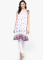 Jugnu White Printed Kurtas