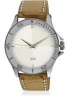KILLER Klw210a Brown/Silver Analog Watch