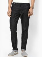 Levi's Black Regular Fit Jeans (504)