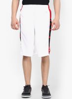 NBA Bulls White Basketball Shorts