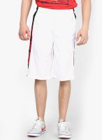 NBA Heat White Basketball Shorts