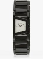 Olvin 1668-Bm01 Black/Silver Analog Watch
