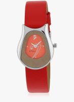 Olvin 1692 Sl02 Red/Red Analog Watch