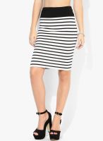 Only Black Striped Skirt