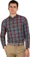 Oxford Club Men's Checkered Casual Multicolor Shirt