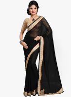 Saree Swarg Black Embroidered Saree