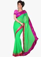 Saree Swarg Green Embellished Saree