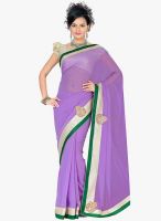 Saree Swarg Lavender Embellished Saree