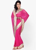 Saree Swarg Pink Embroidered Saree