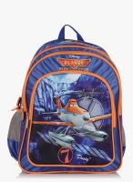 Simba 14 Inches Planes World Tour Fire Rescue Blue School Backpack