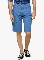 Teemper Printed Blue Shorts