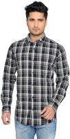 Thinc Men's Checkered Casual Black Shirt