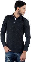 Triple Eight Men's Printed Casual Black Shirt
