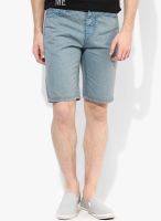 United Colors of Benetton Blue Regular Fit Shorts