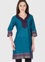 Vani Blue Printed Kurtis