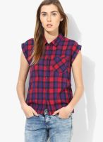 Vero Moda Red Checked Shirt