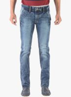 Vintage Washed Blue Slim Fit Jeans Vintage Washed Blue Slim Fit Jeans