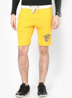 WYM Solid Yellow Shorts