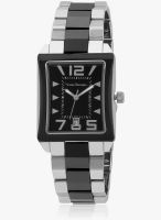 Yves Bertelin Ybscr43 Silver/Black Analog Watch