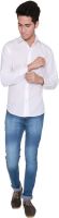 Shreebalajitraders Men's Solid Casual White Shirt