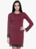 Faballey_Maroon_Solid_Shift_Dress.jpg