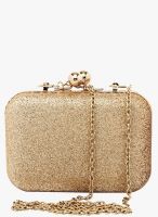 20dresses Golden Metal Clutch