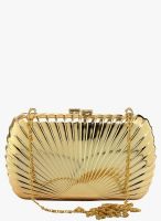 20dresses Golden Metal Clutch