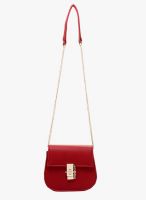 20dresses Red Polyurethane (Pu) Sling Bag