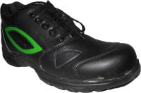 Aaron Boss Cricket Shoes(Black, Green)