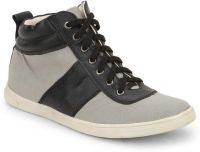 Arkour Hooch Ankle Sneakers(Grey, Black)