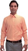 AVS Polo Men's Solid Casual Orange Shirt