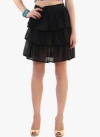 Belle Fille Black Flared Skirt