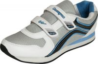 Campus DIMPY Running Shoes(White, Black, Blue)