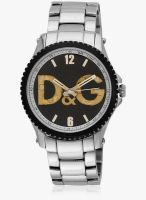D&G Dw0708 White/Black Analog Watch