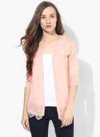 Dorothy Perkins Pink Solid Shrug