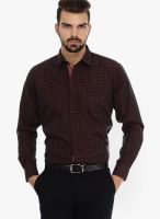 Genesis Checks Maroon Casual Shirt Genesis Checks Maroon Casual Shirt