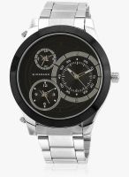 Giordano 60061 Ttm Black - P10702 Silver/Black Analog Watch