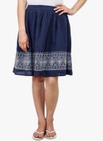 Hapuka Blue Flared Skirt