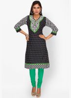 Jashn Black Printed Kurtis