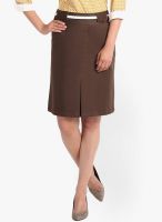 Kaaryah Brown A-Line Skirt