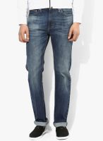 Levi's Blue Washed Slim Fit Jeans (513)