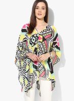 MEEE Yellow Printed Shrug