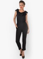 Magnetic Designs Black Solid Jumpsuit